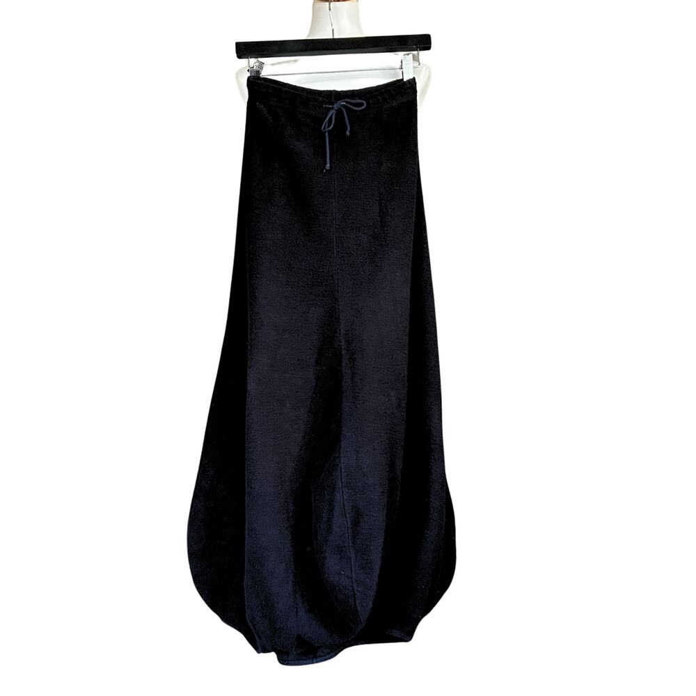 Vintage JOSEPH Bubble/Cocoon Hem Maxi Skirt, Black, Italy, Rare